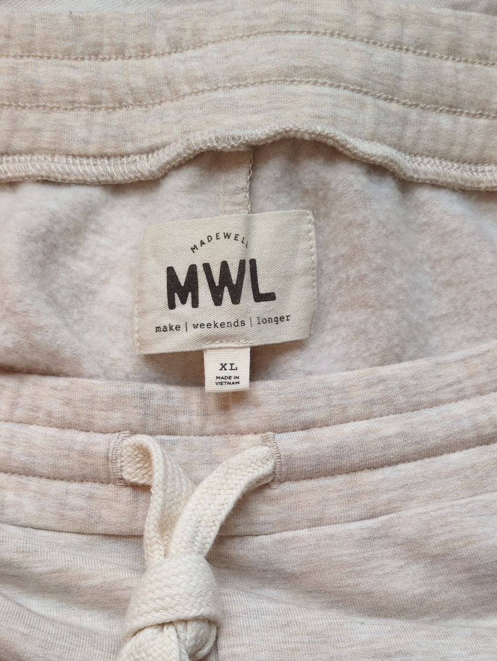 Madewell MWL Superbrushed Contrast-Stitched Easygoing Sweatpants Size XL - Picture 6 of 8